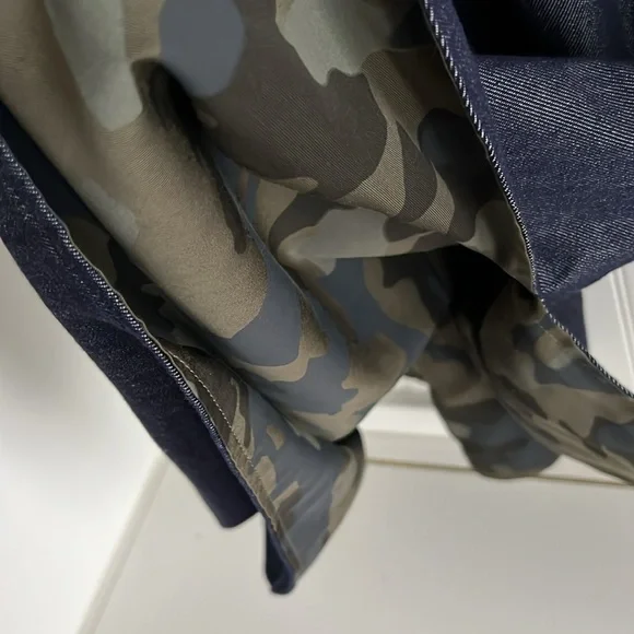 Sunshine Park Plaid, Denim and Camo Boutique Button Front Jacket - Picture 7 of 9